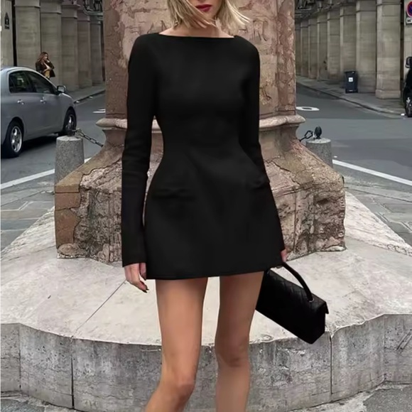 🎉Look stunning in this Perfect Red Or Black Double Bow Mini Dress - Picture 11 of 13